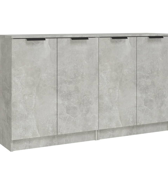 Sideboards 2 Stk Betongrau 60x30x70 cm Holzwerkstoff