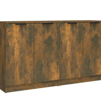 Sideboards 2 Stk. Räuchereiche 60x30x70 cm Holzwerkstoff