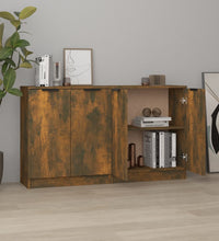 Sideboards 2 Stk. Räuchereiche 60x30x70 cm Holzwerkstoff