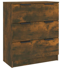 3-tlg. Sideboard Räuchereiche Holzwerkstoff