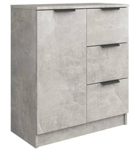 Sideboards 2 Stk. Betongrau 60x30x70 cm Holzwerkstoff