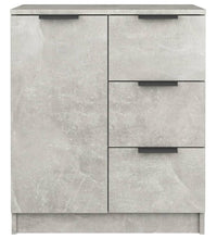 Sideboards 2 Stk. Betongrau 60x30x70 cm Holzwerkstoff