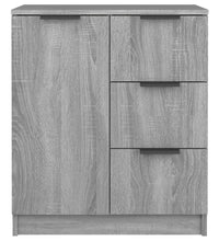 Sideboards 2 Stk. Grau Sonoma 60x30x70 cm Holzwerkstoff