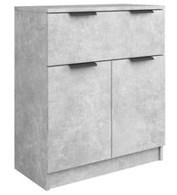 3-tlg. Sideboard-Set Betongrau Holzwerkstoff