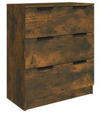 3-tlg. Sideboard Räuchereiche Holzwerkstoff