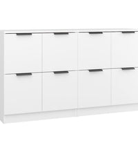 Sideboards 2 Stk. Weiß 60x30x70 cm Holzwerkstoff