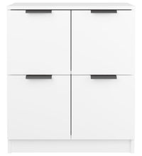 Sideboards 2 Stk. Weiß 60x30x70 cm Holzwerkstoff
