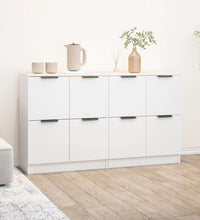 Sideboards 2 Stk. Weiß 60x30x70 cm Holzwerkstoff