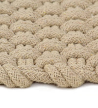 Teppich Rechteckig Natur 120x180 cm Baumwolle