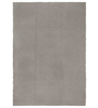 Teppich Rechteckig Grau 80x160 cm Baumwolle
