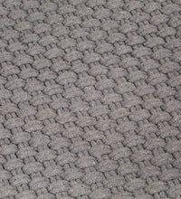 Teppich Rechteckig Grau 80x160 cm Baumwolle