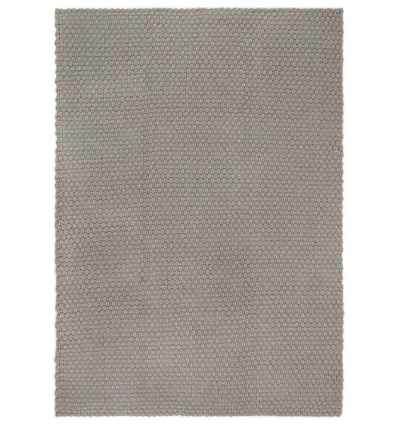 Teppich Rechteckig Grau 200x300 cm Baumwolle