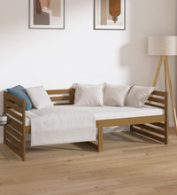 Tagesbett Honigbraun 90x190 cm Massivholz Kiefer