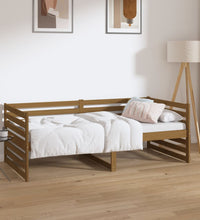 Tagesbett Honigbraun 90x190 cm Massivholz Kiefer