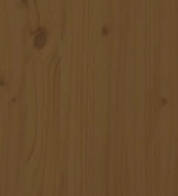 Massivholzbett Honigbraun 140x200 cm Kiefer