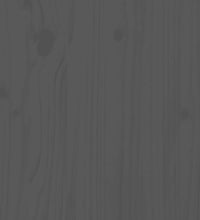 Massivholzbett Grau 150x200 cm Kiefer