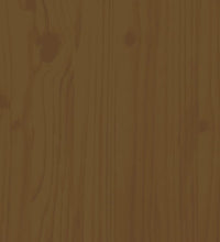 Massivholzbett Honigbraun 75x190 cm Kiefer