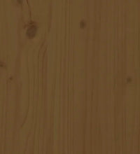 Massivholzbett Honigbraun 135x190 cm Kiefer