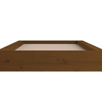 Massivholzbett Honigbraun 75x190 cm
