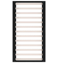 Massivholzbett Schwarz 135x190 cm