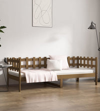 Tagesbett Honigbraun 80x200 cm Massivholz Kiefer