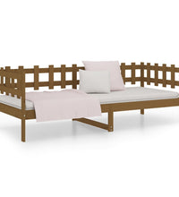 Tagesbett Honigbraun 80x200 cm Massivholz Kiefer