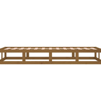 Massivholzbett Honigbraun 100x200 cm