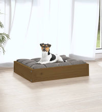 Hundebett Honigbraun 51,5x44x9 cm Massivholz Kiefer