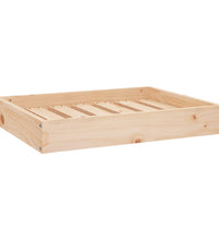 Hundebett 61,5x49x9 cm Massivholz Kiefer