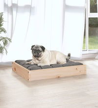 Hundebett 61,5x49x9 cm Massivholz Kiefer