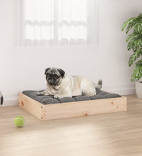 Hundebett 61,5x49x9 cm Massivholz Kiefer