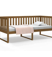 Tagesbett Honigbraun 100x200 cm Massivholz Kiefer