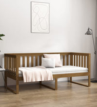 Tagesbett Honigbraun 100x200 cm Massivholz Kiefer