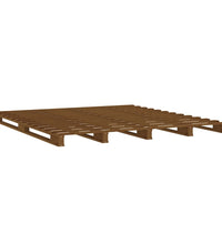 Palettenbett Honigbraun 120x200 cm Massivholz Kiefer