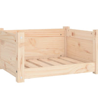 Hundebett 55,5x45,5x28 cm Massivholz Kiefer