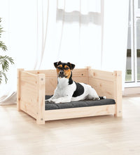 Hundebett 55,5x45,5x28 cm Massivholz Kiefer
