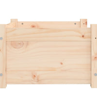 Hundebett 55,5x45,5x28 cm Massivholz Kiefer