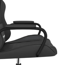 Gaming-Stuhl mit Massagefunktion Schwarz Kunstleder