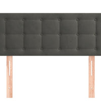 Kopfteil Dunkelgrau 80x5x78/88 cm Samt
