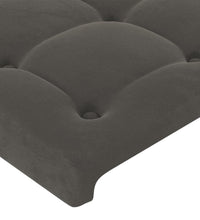 Kopfteil Dunkelgrau 80x5x78/88 cm Samt