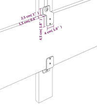 Kopfteil Dunkelgrau 80x5x78/88 cm Samt