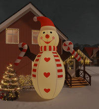 Aufblasbarer Schneemann mit LEDs 630 cm