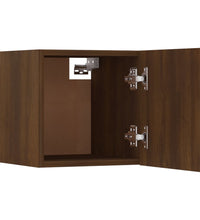 TV-Wandschrank-Set Braun Eichen-Optik Holzwerkstoff