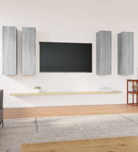 TV-Schränke 4 Stk. Grau Sonoma 30,5x30x110 cm Holzwerkstoff