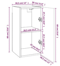 TV-Schränke 7 Stk. Braun Eichen-Optik 30,5x30x60 Holzwerkstoff