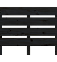 Massivholzbett Schwarz 75x190 cm Kiefer