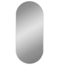Wandspiegel Silbern 100x45 cm Oval