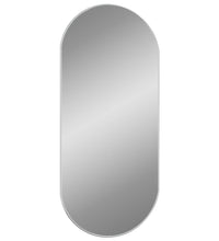 Wandspiegel Silbern 100x45 cm Oval