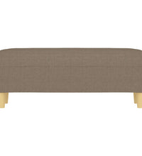 Sitzbank Taupe 100x35x41 cm Stoff