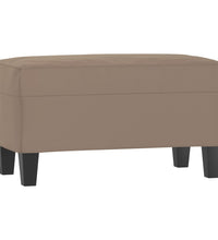 Sitzbank Taupe 70x35x41 cm Mikrofasergewebe